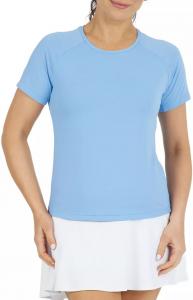 Ibkul Женская футболка-поло для гольфа с короткими рукавами и круглым вырезом