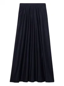 Юбка из чистой шерсти с полосатым узором Brooks Brothers, синий