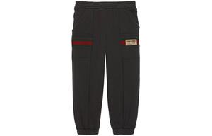 Детские трикотажные спортивные штаны GUCCI, цвет Dark Gray