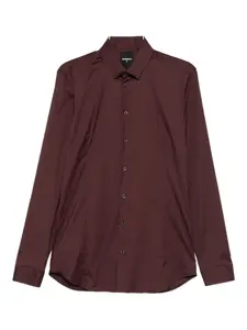 Приталенная рубашка из поплина Patrizia Pepe, красный