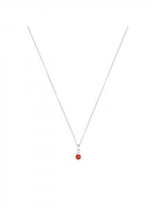 Prinzessin Lillifee Колье с подвеской, серебро 925 пробы, родированное красным покрытием