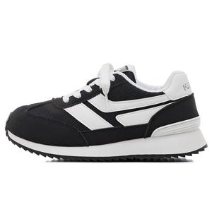 Женские кроссовки для бега PU, Textile Cushioning Abrasion Resistant Lightweight Low top HUANQIU, черный