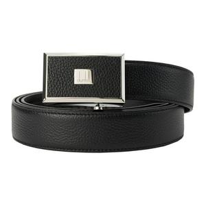 Dunhill Мужской кожаный ремень из коровьей кожи черный шириной 3 см, Black