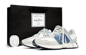 New Balance Кроссовки NB 327 с низким верхом, устойчивые к истиранию, для бега по городу, унисекс, темно-синие