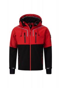 Куртка софтшелл, куртка стандартного кроя Rock Creek, красный