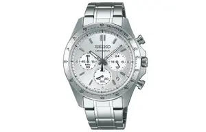 SEIKO Мужские часы SPIRIT Collection с кварцевым механизмом и стальным браслетом, серебристый циферблат