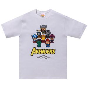 Футболка BAPE x Marvel Milo Avengers Белая