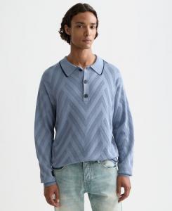 Мужской структурированный свитер с длинными рукавами SCOTCH & SODA, Blue