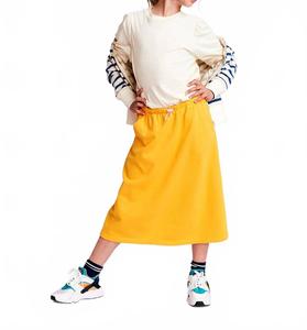 Детская юбка в желтом цвете AO76