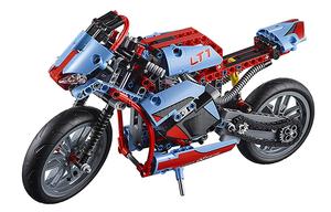 Технологический механический набор Street Motorcycle строительные блоки 301 600 деталей 42036 LEGO