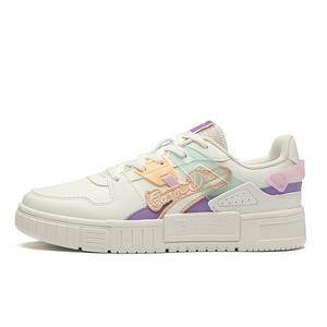 Кроссовки для скейтборда женские низкие цвета слоновой кости/розмарина Qiaodan, цвет Ivory/rosemary