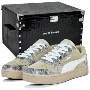 Caven 2.0 устойчивые к истиранию низкие кроссовки для скейтбординга unisex PUMA, серебро