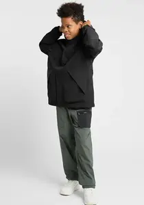 Куртка Jack Wolfskin для отдыха "TEEN 2L JACKET Y", с капюшоном, черный