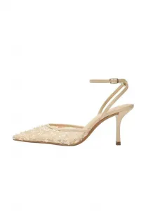 Mit steppmuster высокие каблуки Pull&Bear, Beige