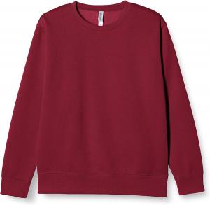 Мужская толстовка Glimmer 00346-AFC, 10.0 унций, на флисовой подкладке, 00346-AFCмужская, красный/бордовый