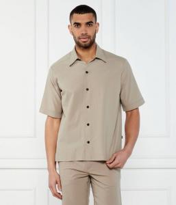 Рубашка lapoully_m Relaxed fit Boss Orange, желтый