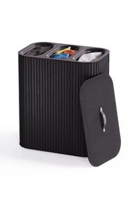 Корзина для белья Tota Trio Luxe 90 л Joseph Joseph, черный