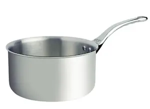 Кастрюля De Buyer 3706.18, нержавеющая сталь, диаметр 18 см, подходит для индукционных плит de Buyer