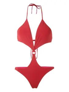 Купальник с вырезами Amir Slama, красный