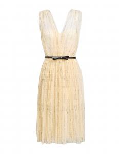 Платье миди Elisabetta Franchi, бежевый