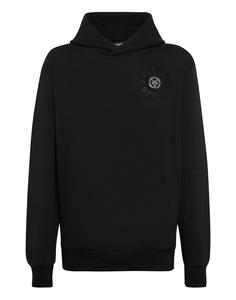 Толстовка с капюшоном Plein Sport Sweatshirt, черный