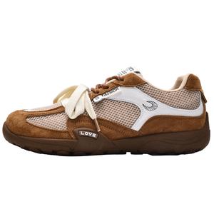 Низкие кроссовки для детей и подростков с амортизацией, износостойкие и противоударные Peter pan, хаки