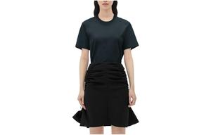 Футболка женская темно-синяя Bottega Veneta