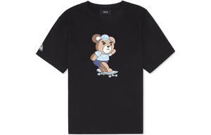 Футболка с рукавом дроп-шиплер унисекс черная MLB