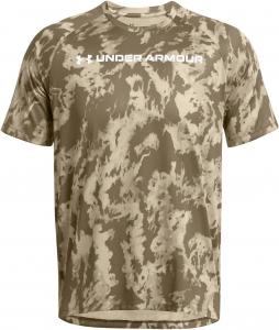 Under Armour - мужская футболка Tech ABC Camo, Khaki Base/White (289)