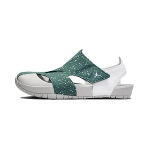 Jordan Детские сандалии Flare, противоскользящие и износостойкие, легкие, белые, зеленые, для детей 3-7 лет