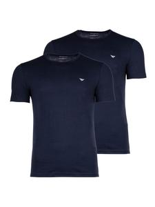 Emporio Armani Комплект из двух футболок синего цвета