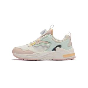 Низкие детские кроссовки для бега Antakids, слоновая кость/зеленый/коричневый