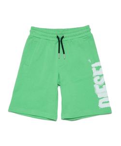 Детские и подростковые спортивные шорты с логотипом бренда DIESEL