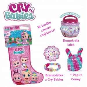 Кукольный домик Cry Babies Плачущая кукла Magic Tears Baby + аксессуары 7в1 IMC Toys