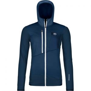 Женская куртка-худи из флисовой сетки Ortovox, синий