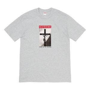 Футболка ss20 week 1 loved by the children tee Supreme, серый