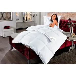 Пуховое одеяло + подушка «Köniz, пуховое одеяло 135x200 см, 155x220 см, Made in Green», (экономный комплект, 2 шт., одеяло с подушкой), комплект из 2 предметов с подушкой, подходит для аллергиков (страдающих аллергией на домашнюю пыль) Home Affaire, белый