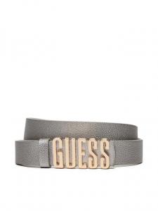 Ремень Guess Meridian (BG) Belts BW9114 P4225, серебряный