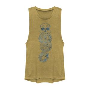 Юниорская мускулистая майка Harry Potter Dark Mark Line Art Licensed Character