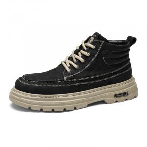 TONYBEAR Мужские ботинки Martin черно-коричневые, цвет Black