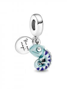 Pandora Кулон-шарм «Хамелеон», меняющий цвет, серебро