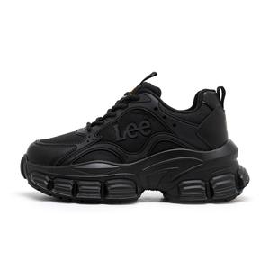 Lee Высокие противоскользящие массивные кроссовки женские черные, цвет Black