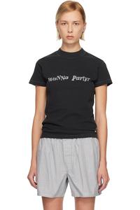 Футболка с надписью «Хочешь повеселиться?» Erl, черный