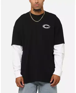 Мужская футболка C-Star с длинными рукавами Carre, черный