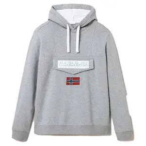 Худи Napapijri Burgee Win, серый