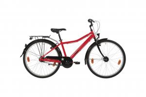 Молодежный велосипед Bellini Carlo 7 - 26 дюймов - Diamant - 2024, цвет Rot|neon red black glossy