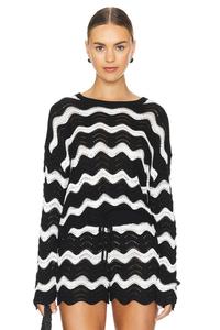 Пляжный свитер Beach Riot, черный