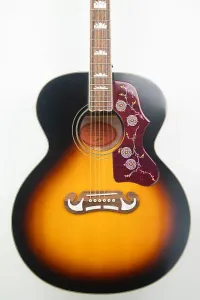 Epiphone, вдохновленная Gibson J-200, состаренный винтажный солнечный взрыв