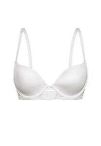 Бюстгальтер пуш-ап сетка в горошек Sassa, белый