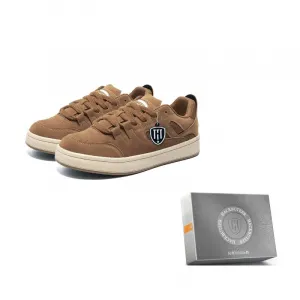 HACKBUTEER Низкие скейтерские кроссовки мужские в коробке Camel, цвет Camel